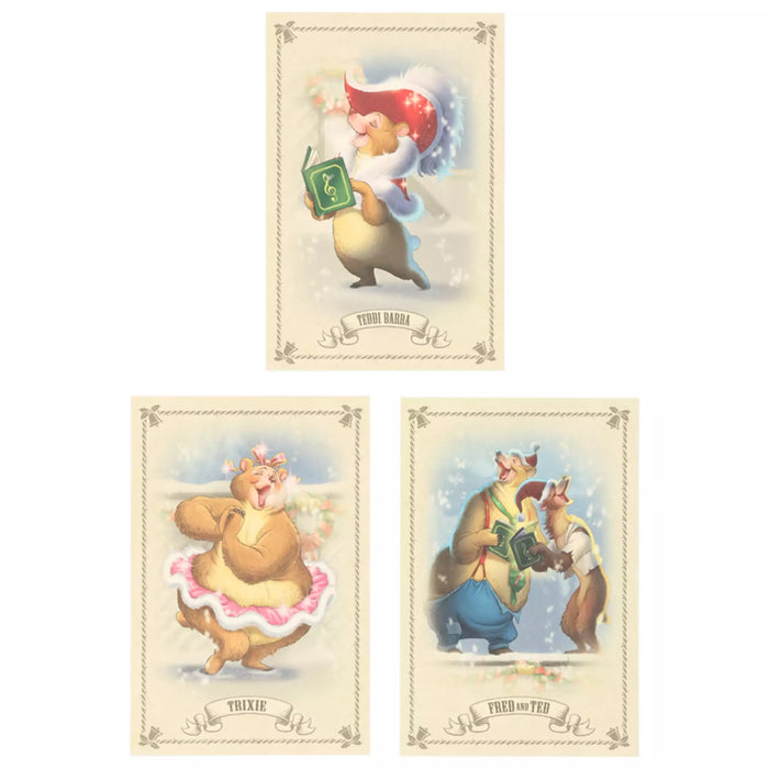 TDR - Country Bears Winter Holiday Postcards Set of 10 (Release Date: Nov 6, 2025)