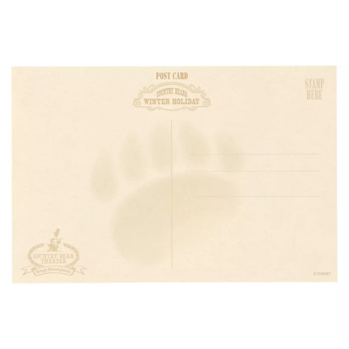 TDR - Country Bears Winter Holiday Postcards Set of 10 (Release Date: Nov 6, 2025)