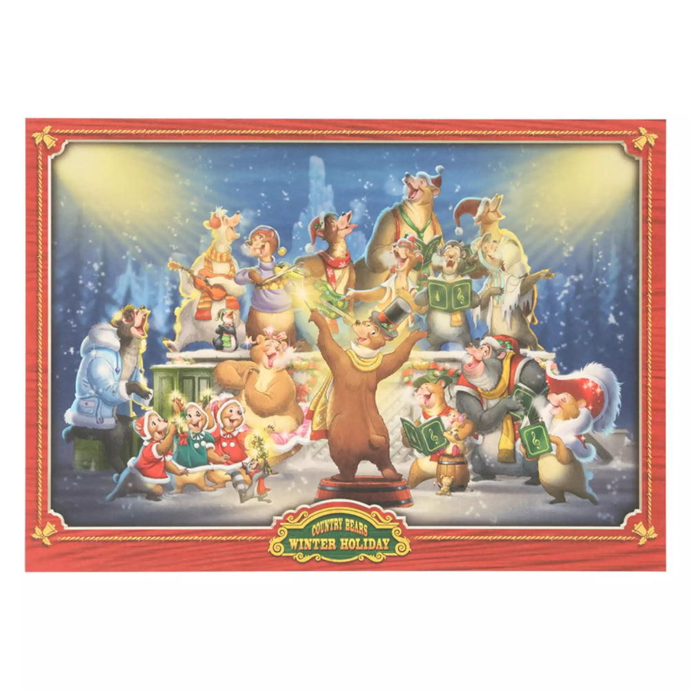 TDR - Country Bears Winter Holiday Postcard A4 Size (Release Date: Nov 6, 2025)