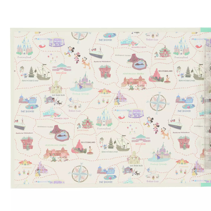 TDR - Tokyo Disney Resort "Park Map Motif"Autograph Book (Release Date: Oct 16, 2025)