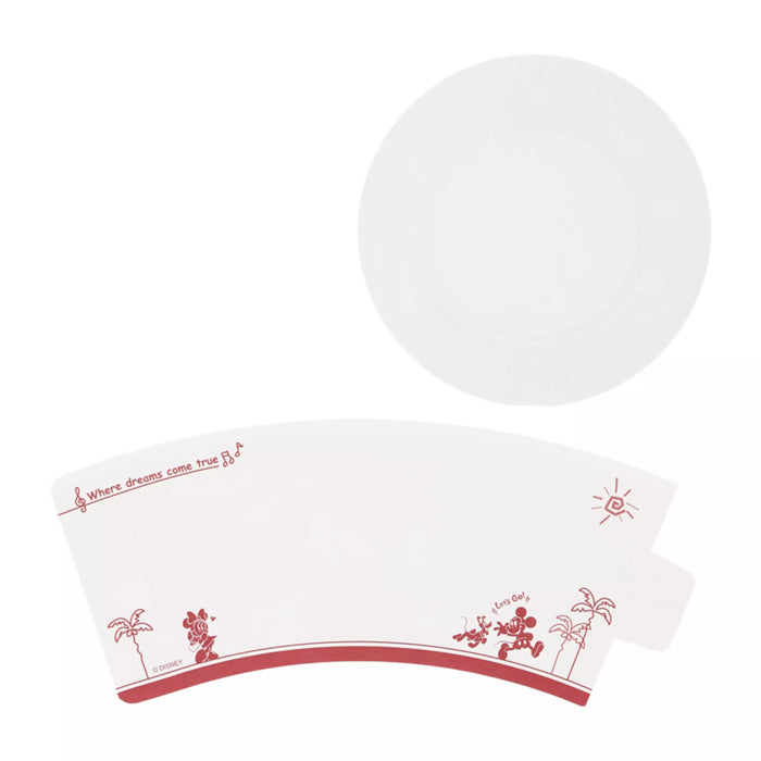 TDR - Tokyo Disney Resort Paper Cup & Plate Design Note Pads (Release Date: Oct 16, 2025)