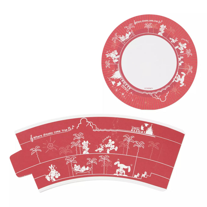 TDR - Tokyo Disney Resort Paper Cup & Plate Design Note Pads (Release Date: Oct 16, 2025)