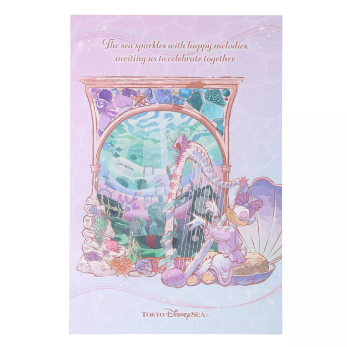 TDR - Tokyo Disney Sea's 24th Anniversary "Mermaid Lagoon" Collection x Minnie Mouse & Daisy Duck Post Cards Set (Release Date: Sept 4, 2025)