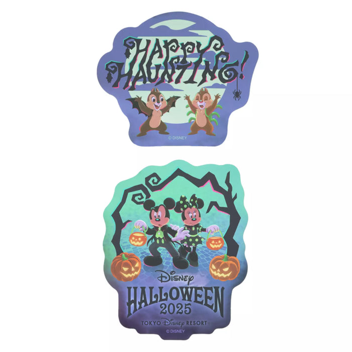 TDR - 2025 Mickey & Friends Disney Halloween "Happy Haunting!" Collection x Post Card & Sticker Set (Release Date: Sept 16, 2025)