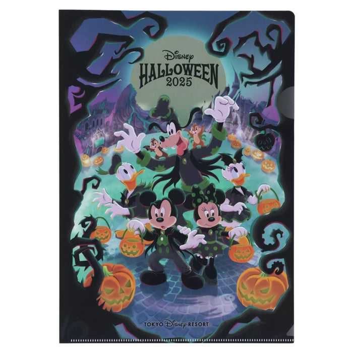 TDR - 2025 Mickey & Friends Disney Halloween "Happy Haunting!" Collection x Clear Folders Set (Release Date: Sept 16, 2025)
