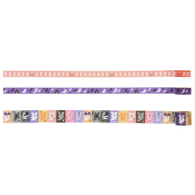 TDR - 2025 Mickey & Friends Disney Halloween "Spook Ghost Night!" Collection x Mickey Mouse Ghost Masking Tapes Set (Release Date: Sept 16, 2025)