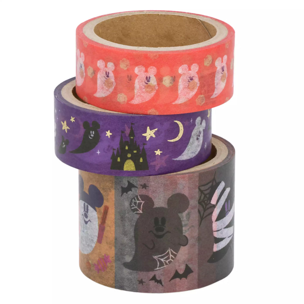 TDR - 2025 Mickey & Friends Disney Halloween "Spook Ghost Night!" Collection x Mickey Mouse Ghost Masking Tapes Set (Release Date: Sept 16, 2025)