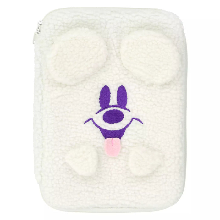 TDR - 2025 Mickey & Friends Disney Halloween "Spook Ghost Night!" Collection x Mickey Mouse Ghost Fluffy Pencil Case (Release Date: Sept 16, 2025)