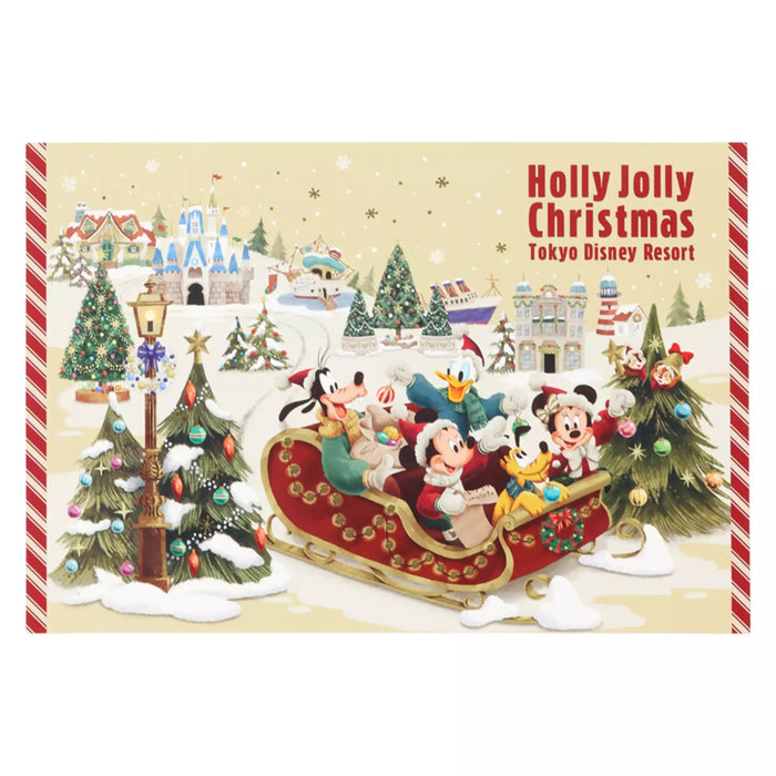 TDR - 2025 Mickey & Friends "Holly Jolly Christmas" Collection x Mickey Mouse & Friends Post Cards Set (Release Date: Nov 10, 2025)
