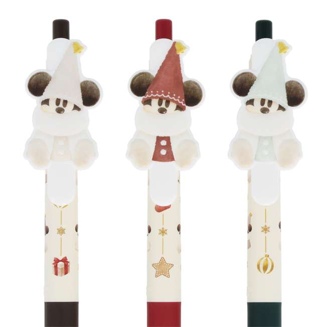 TDR - 2025 Mickey Christmas fairy "Lil Lin Lin" Merry Jolly Days Collection x Sarasa Ballpoint Pens Set (Release Date: Nov 10, 2025)