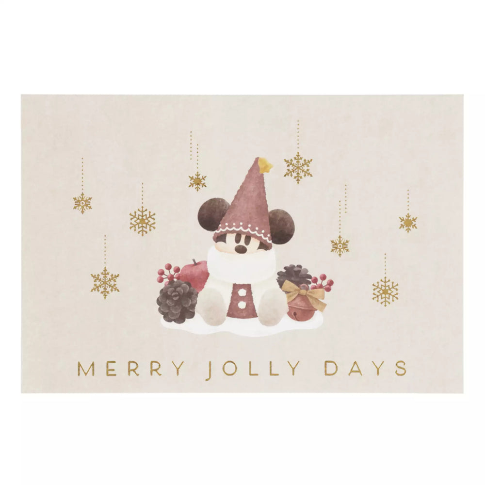TDR - 2025 Mickey Christmas fairy "Lil Lin Lin" Merry Jolly Days Collection x Post Card (Release Date: Nov 10, 2025)