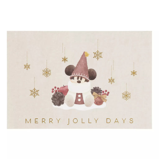 TDR - 2025 Mickey Christmas fairy "Lil Lin Lin" Merry Jolly Days Collection x Post Card (Release Date: Nov 10, 2025)