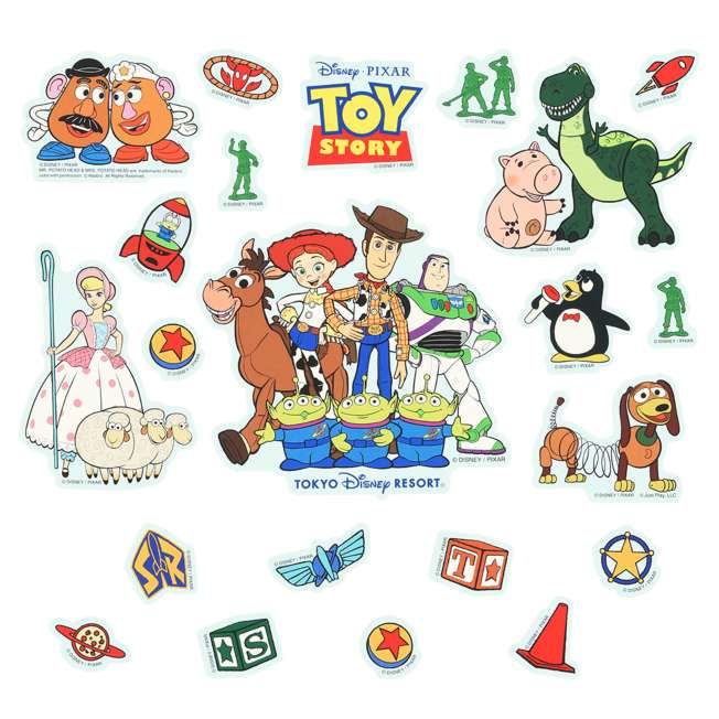 TDR - Toy Story Stickers & Zip Case Set