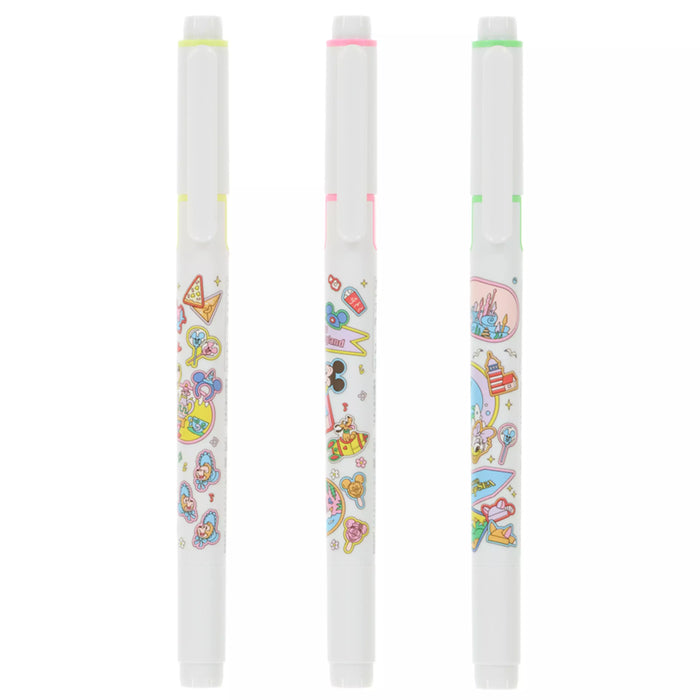 TDR - 2026 Motifs at Tokyo Disneyland & Tokyo Disney Sea x Mickey Mouse and Friends "Kirena" Line Marker Set of 3 (Release Date: Jul 16, 2026)