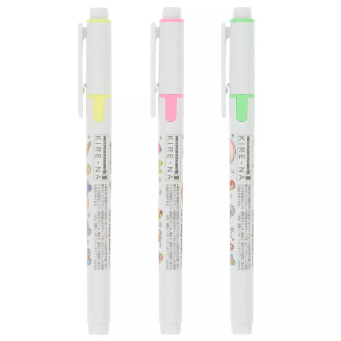 TDR - 2026 Motifs at Tokyo Disneyland & Tokyo Disney Sea x Mickey Mouse and Friends "Kirena" Line Marker Set of 3 (Release Date: Jul 16, 2026)