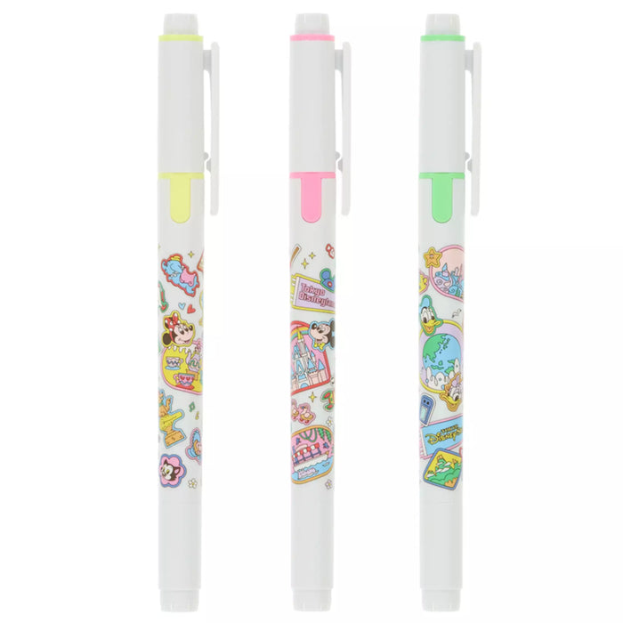 TDR - 2026 Motifs at Tokyo Disneyland & Tokyo Disney Sea x Mickey Mouse and Friends "Kirena" Line Marker Set of 3 (Release Date: Jul 16, 2026)
