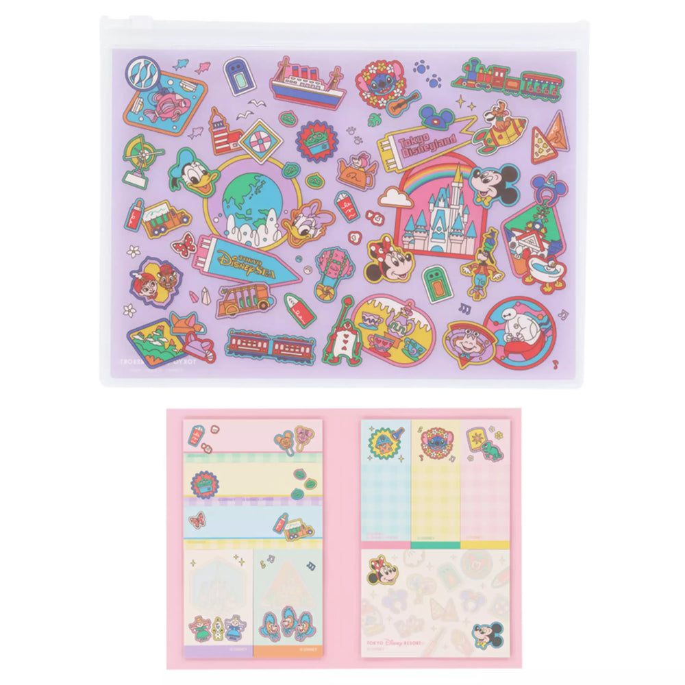 TDR - 2026 Motifs at Tokyo Disneyland & Tokyo Disney Sea x Mickey Mouse and Friends Sticky Notes Booklet (Release Date: Jul 16, 2026)
