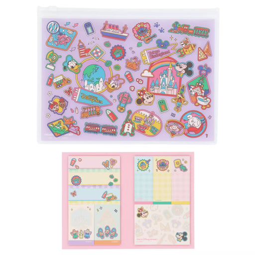 TDR - 2026 Motifs at Tokyo Disneyland & Tokyo Disney Sea x Mickey Mouse and Friends Sticky Notes Booklet (Release Date: Jul 16, 2026)
