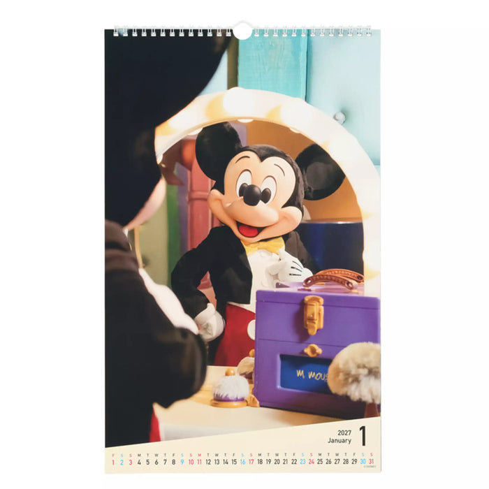 TDR - 2026 Calendar & Organizer x Mickey Mouse Different Costumes 2027 Wall Calendar (Release Date: Aug 13, 2026)