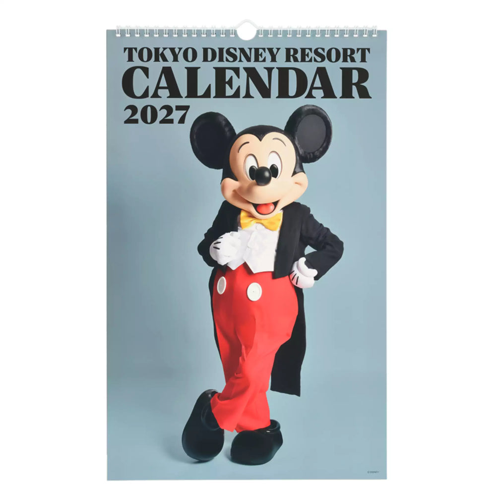 TDR - 2026 Calendar & Organizer x Mickey Mouse Different Costumes 2027 Wall Calendar (Release Date: Aug 13, 2026)