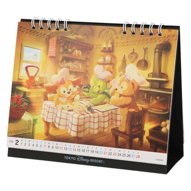 TDR - 2026 Calendar & Organizer x Tokyo Disney Resort Disney Characters 2027 Desk Calendar (Release Date: Aug 13, 2026)