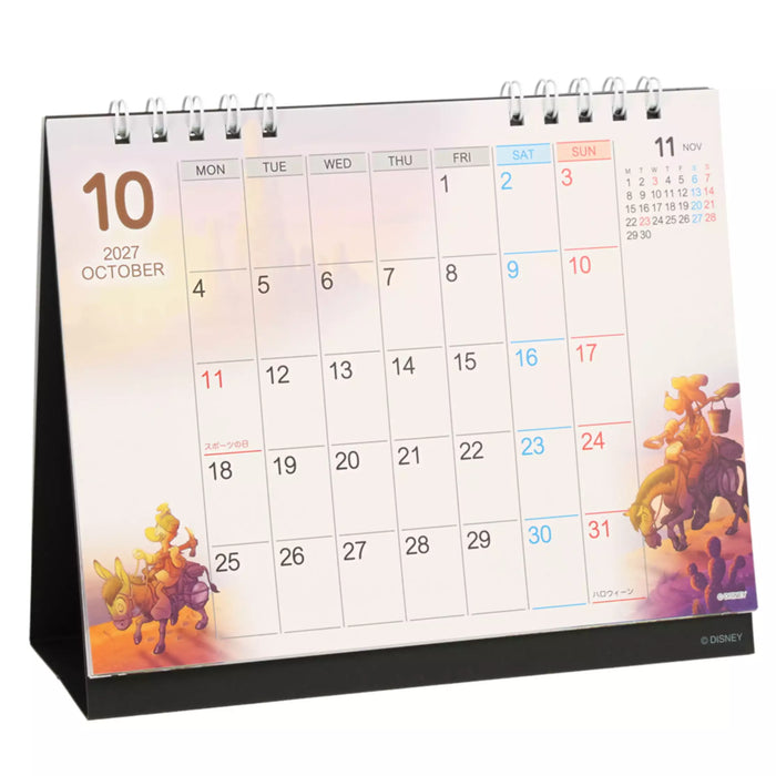 TDR - 2026 Calendar & Organizer x Tokyo Disney Resort Disney Characters 2027 Desk Calendar (Release Date: Aug 13, 2026)