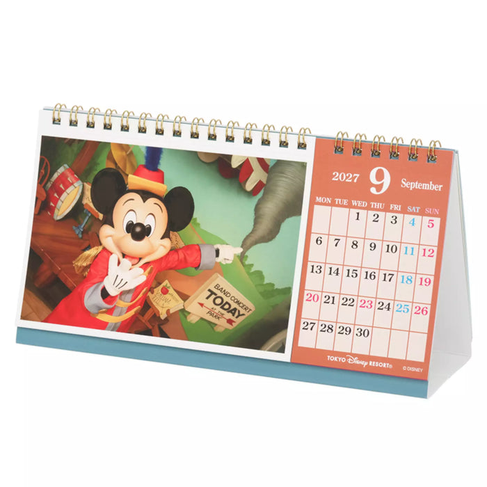 TDR - 2026 Calendar & Organizer x Mickey Mouse Different Costumes 2027 Desk Calendar & Postcard (Release Date: Aug 13, 2026)