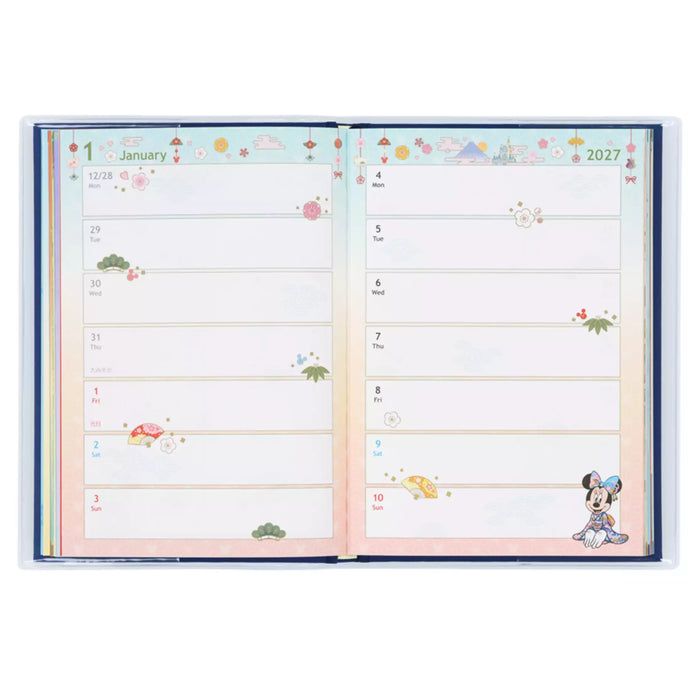 TDR - 2026 Calendar & Organizer x Tokyo Disney Resort Disney Characters 2027 Schedule Book/Diary (Release Date: Aug 13, 2026)