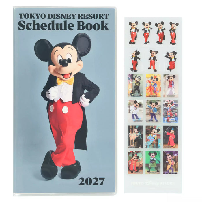 TDR - 2026 Calendar & Organizer x Tokyo Disney Resort 2027 Schedule Book/Diary (Release Date: Aug 13, 2026)