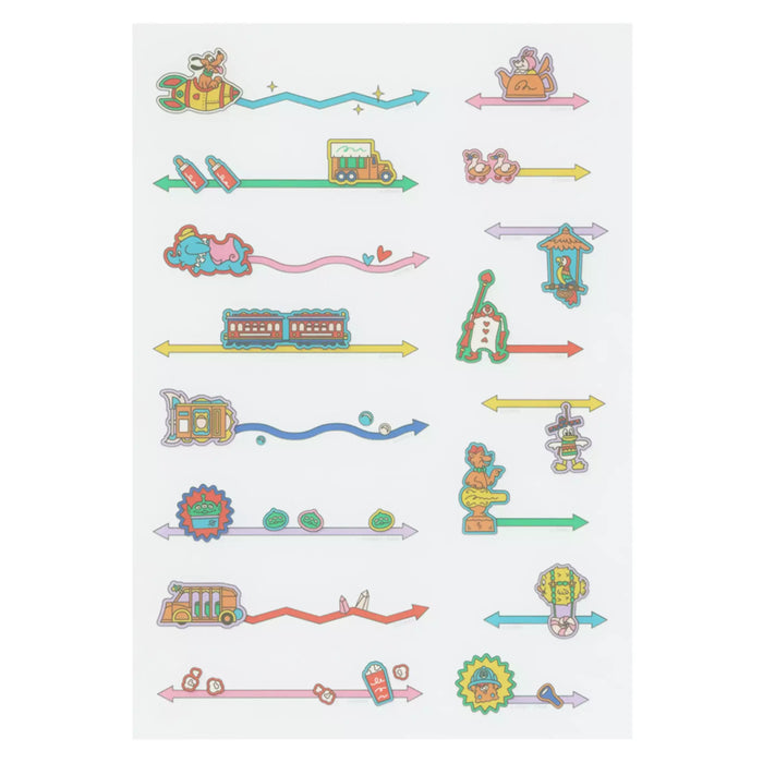 TDR - 2026 Calendar & Organizer x Motifs at Tokyo Disneyland & Tokyo Disney Sea 2027 Schedule/Notebook (Release Date: Aug 13, 2026)