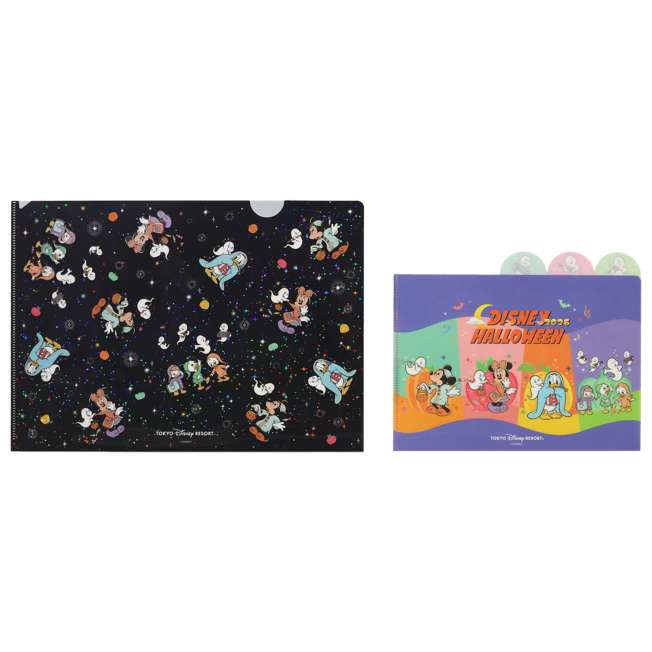 TDR - 2026 Disney Halloween Mickey & Friends Treasure Collection x Clear Folders Set of 2 (Release Date: Sep 15, 2026)
