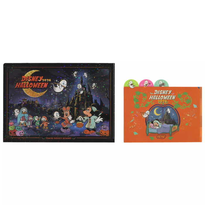 TDR - 2026 Disney Halloween Mickey & Friends Treasure Collection x Clear Folders Set of 2 (Release Date: Sep 15, 2026)