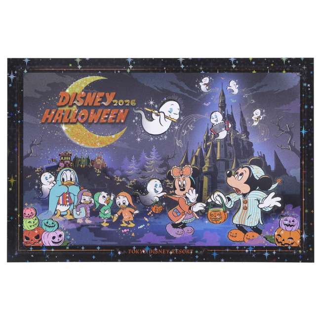 TDR - 2026 Disney Halloween Mickey & Friends Treasure Collection x Post Cards & Stickers Set (Release Date: Sep 15, 2026)