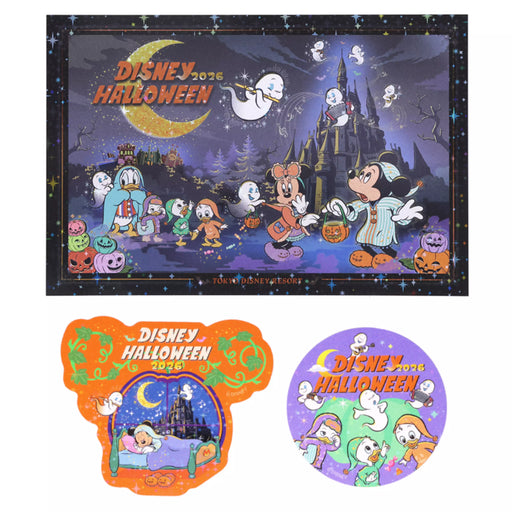 TDR - 2026 Disney Halloween Mickey & Friends Treasure Collection x Post Cards & Stickers Set (Release Date: Sep 15, 2026)