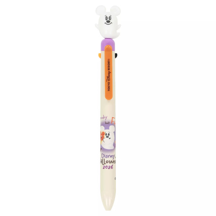 TDR - 2026 Disney Halloween x Mickey & Minnie Mouse 'Scared Ghost & Pumpkin Lantern Collection x 3 Colors Ballpoint Pen & Mechanical Pencil (Release Date: Sept 15, 2026)