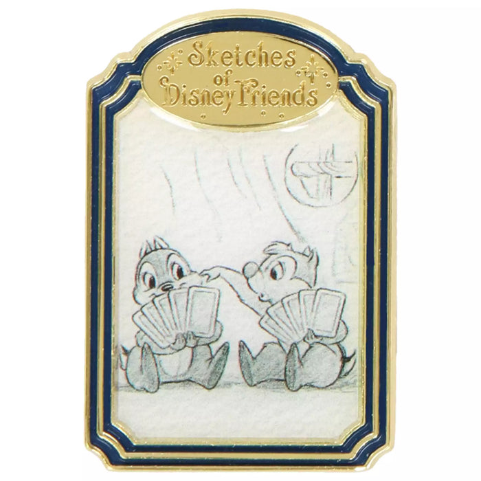 TDR - Sketches of Disney Friends Collection x Chip & Dale Pin (Release Date: Oct 24, 2024)