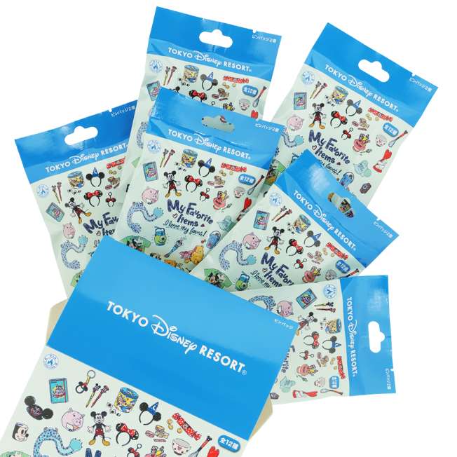 TDR - Tokyo Disney Resort "My Favorite Items!" Mystery Pins Full Box Set (Release Date: Jun 5, 2025)