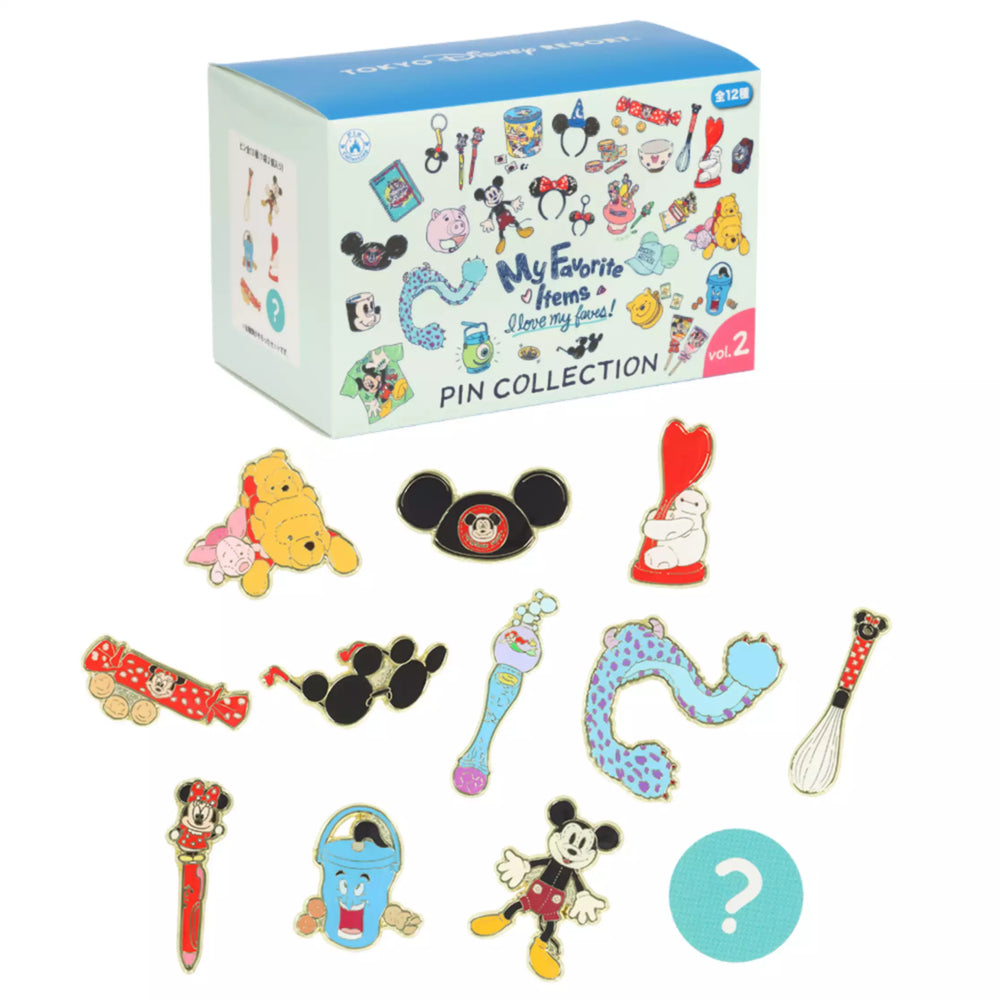 TDR - Tokyo Disney Resort "My Favorite Items!" Mystery Pins Full Box Set (Release Date: Jun 5, 2025)