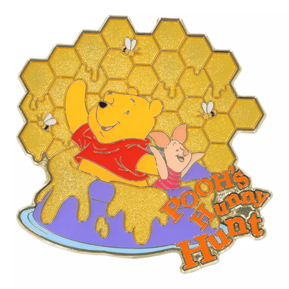TDR - Winnie the Pooh & Piglet "Pooh's Hunny Hunt" Pin Badge (Release Date: July 10, 2025)