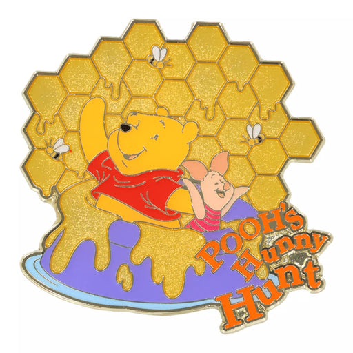 TDR - Winnie the Pooh & Piglet "Pooh's Hunny Hunt" Pin Badge (Release Date: July 10, 2025)