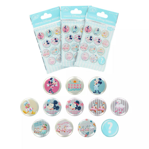 TDR - Mickey & Friends "SUNNY SUNNY Summer" Collection x Mickey & Friends Mystery Button Badge Bag (Release Date: Jun 5. 2025)