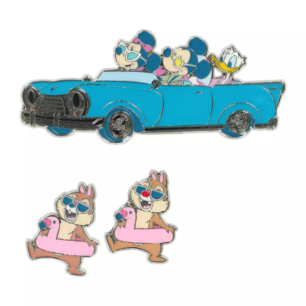 TDR - Mickey & Friends "SUNNY SUNNY Summer" Collection x Mickey & Friends Pin Badges Set (Release Date: Jun 5. 2025)