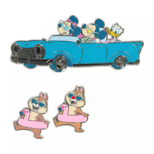 TDR - Mickey & Friends "SUNNY SUNNY Summer" Collection x Mickey & Friends Pin Badges Set (Release Date: Jun 5. 2025)