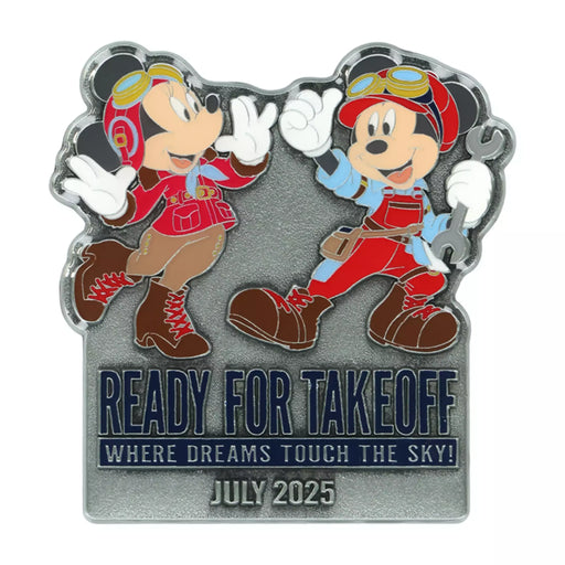 TDR - Mickey & Friends "Ready to Takeoff Where Dreams Touch the Sky" Collection x Pin Badge (Release Date: July 15, 2025)