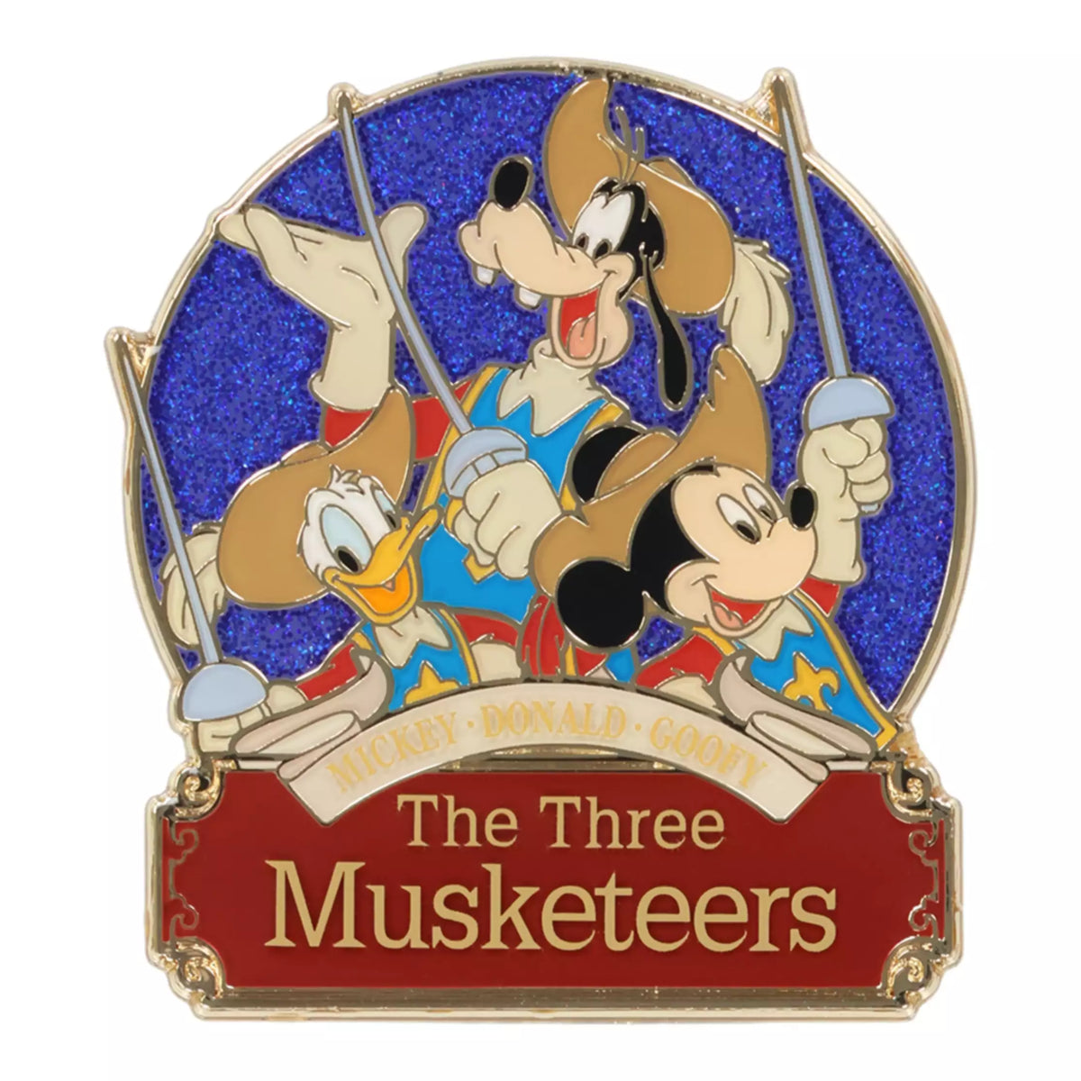 TDR - Mickey. Donald. Goofy. The Three Musketeers Collection x Pin