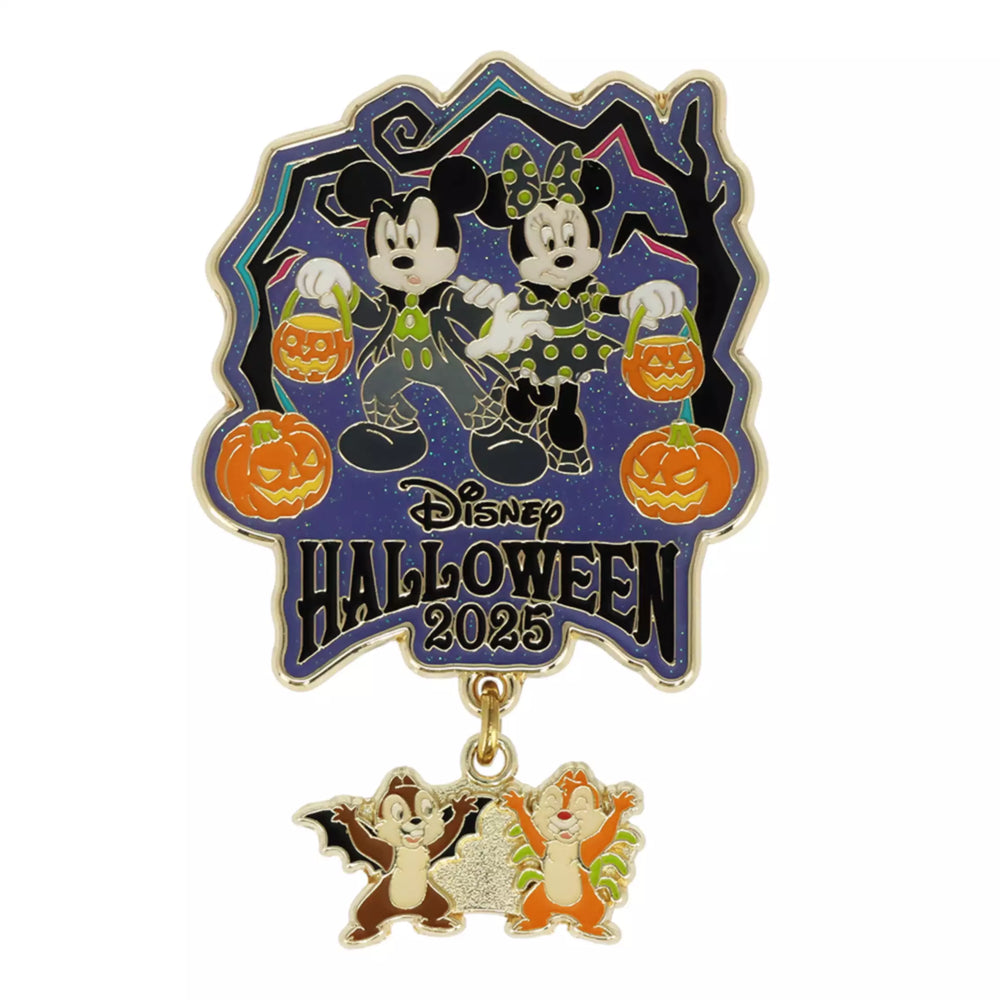 TDR - 2025 Mickey & Friends Disney Halloween "Happy Haunting!" Collection x Pin Badge (Release Date: Sept 16, 2025)