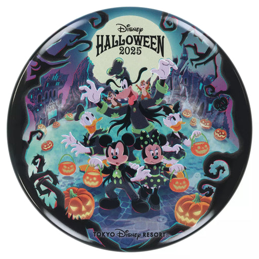 TDR - 2025 Mickey & Friends Disney Halloween "Happy Haunting!" Collection x Button Badge (Release Date: Sept 16, 2025)