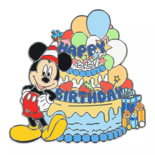 TDR - 2026 Mickey Mouse "Happy Birthday" Pin Badge (Release Date: Aug 27, 2026)