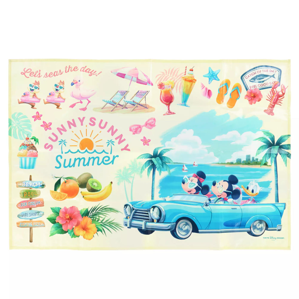 TDR - Mickey & Friends "SUNNY SUNNY Summer" Collection x Mickey & Friends Picnic Sheet (Release Date: Jun 5. 2025)