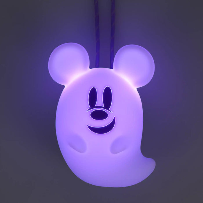 TDR - 2025 Mickey & Friends Disney Halloween "Spook Ghost Night!" Collection x Mickey Mouse Ghost Light Up Necklace (Release Date: Sept 16, 2025)